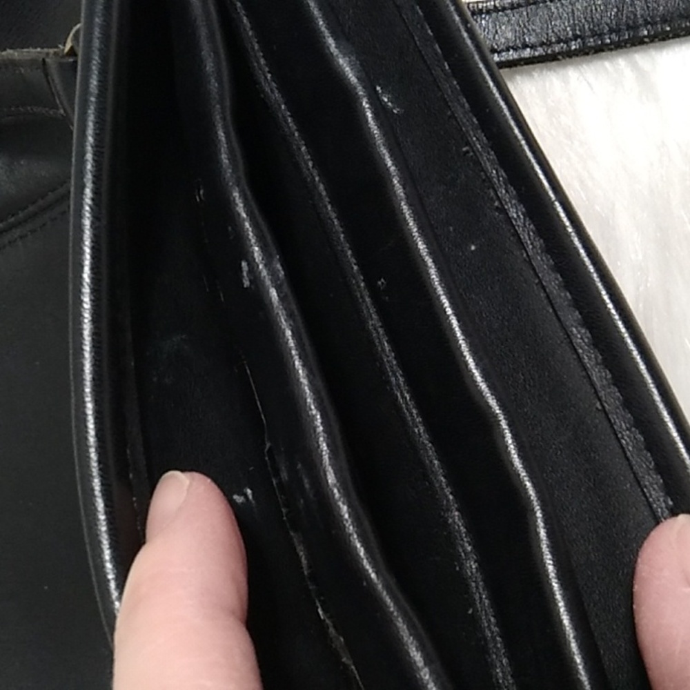 (#1) RARE! Coach Vtg Framed Leather Pouch Hinged Frame Closure - Picture 12 of 15